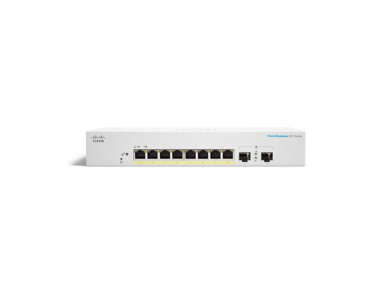 Cisco PoE+ Switch CBS220-8P-E-2G 10 Port