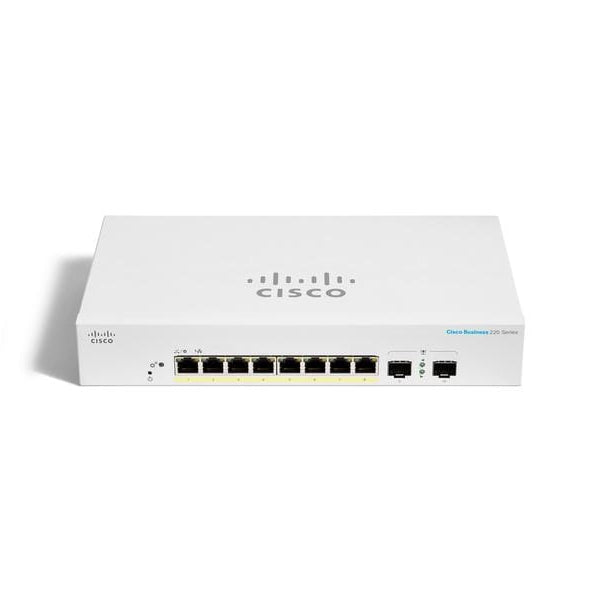 Cisco PoE+ Switch CBS220-8P-E-2G 10 Port
