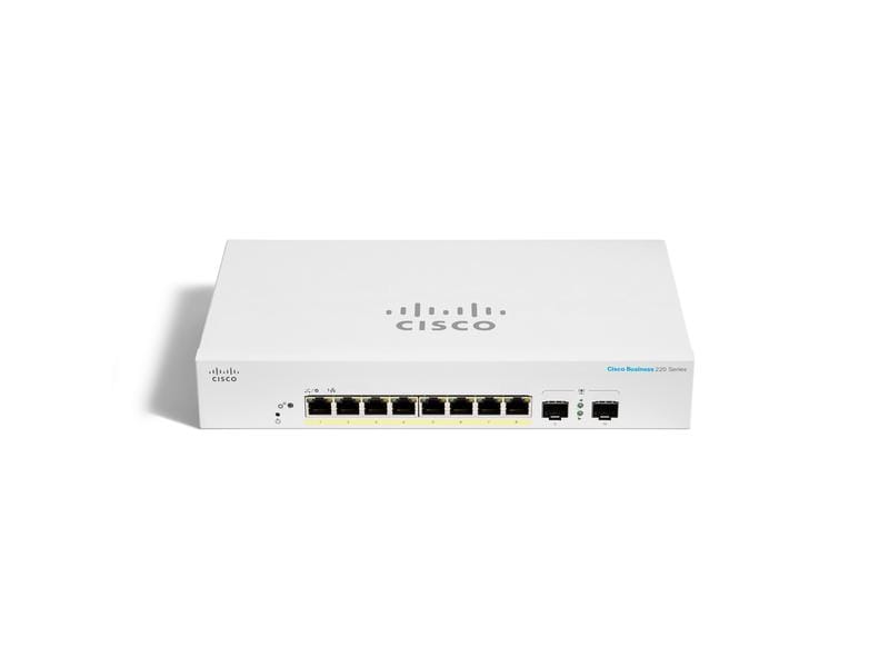 Cisco PoE+ Switch CBS220-8P-E-2G 10 Port