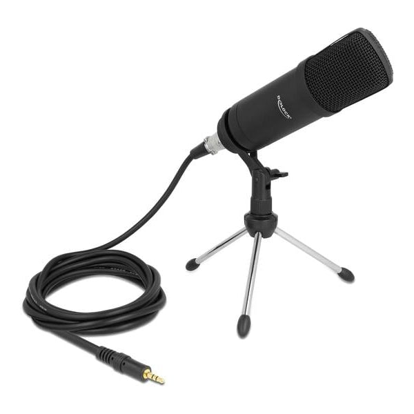 Delock Mikrofon für Podcasting mit XLR Anschluss/3.5mm Klinke