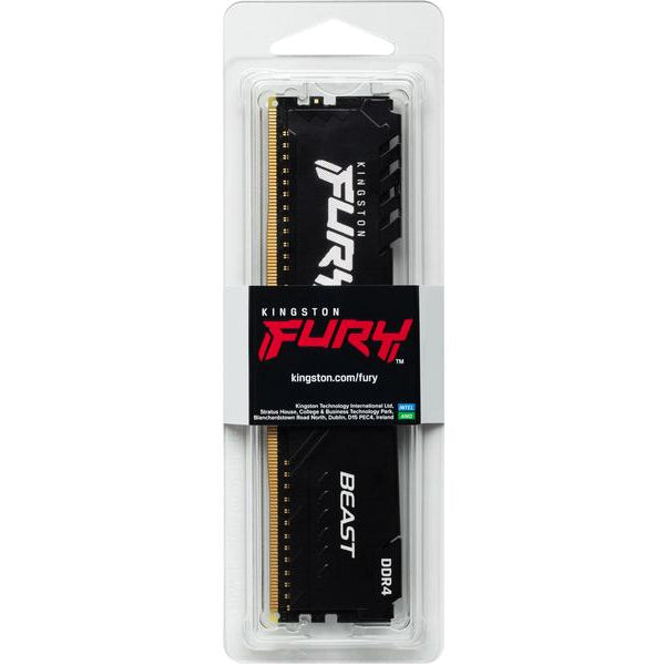 Kingston Fury Beast, DDR4, 8GB, 3200MHz - schwarz