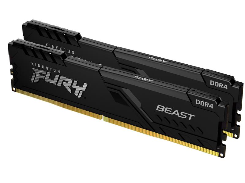 Kingston Fury Beast, DDR4, 16GB (2 x 8GB), 3600MHz - schwarz