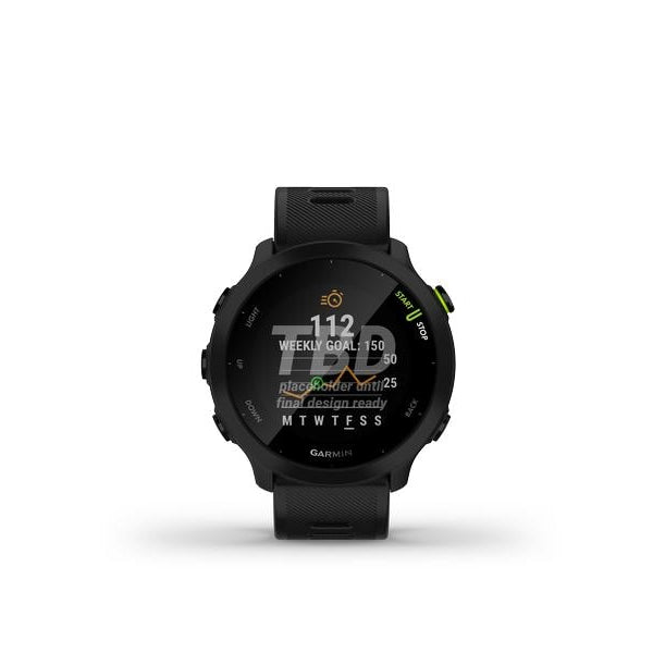 GARMIN Sportuhr Forerunner 55 Schwarz/Schwarz
