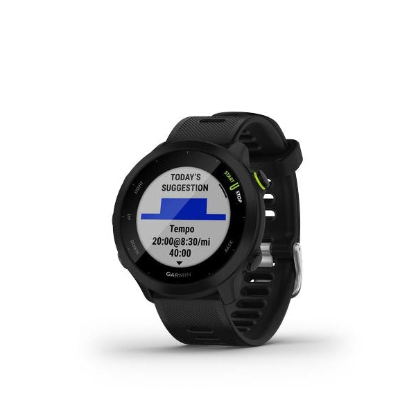 GARMIN Sportuhr Forerunner 55 Schwarz/Schwarz
