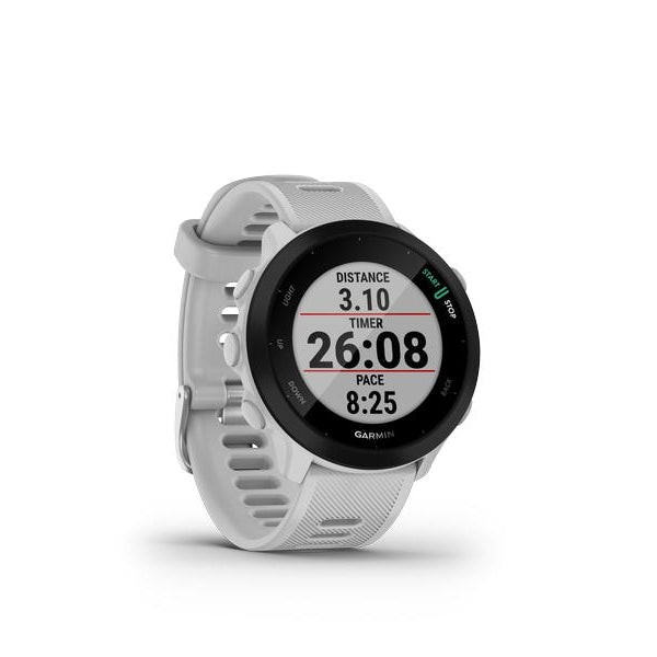 GARMIN Sportuhr Forerunner 55 Weiss/Schwarz