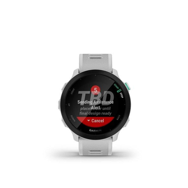 GARMIN Sportuhr Forerunner 55 Weiss/Schwarz