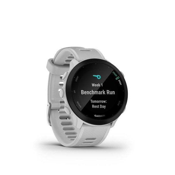 GARMIN Sportuhr Forerunner 55 Weiss/Schwarz