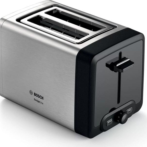 Bosch Toaster DesignLine Schwarz/Silber