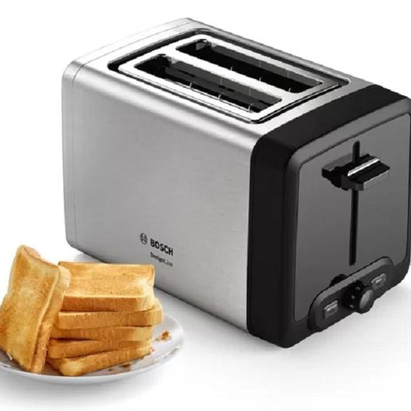 Bosch Toaster DesignLine Schwarz/Silber