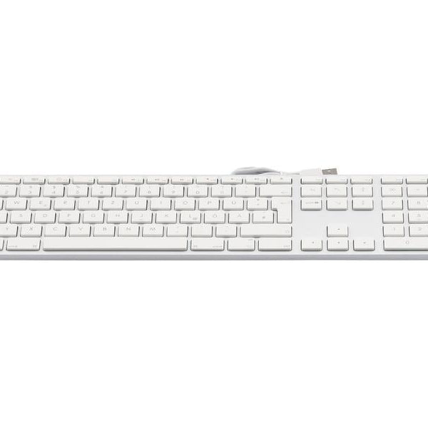 LMP Tastatur KB-1243 Weiss, DE-Layout mit Ziffernblock