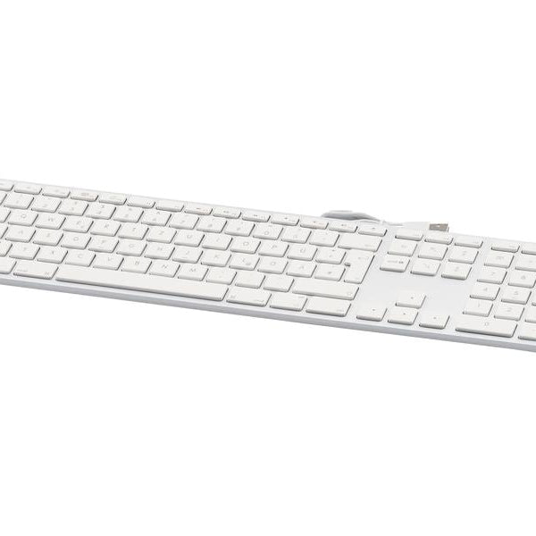LMP Tastatur KB-1243 Weiss, DE-Layout mit Ziffernblock