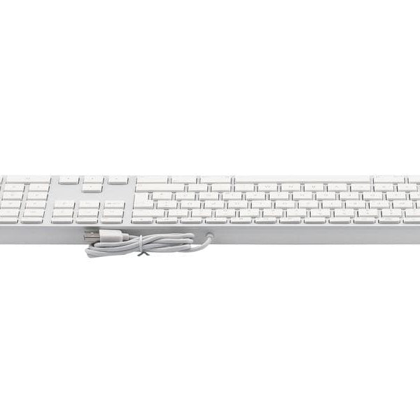 LMP Tastatur KB-1243 Weiss, DE-Layout mit Ziffernblock