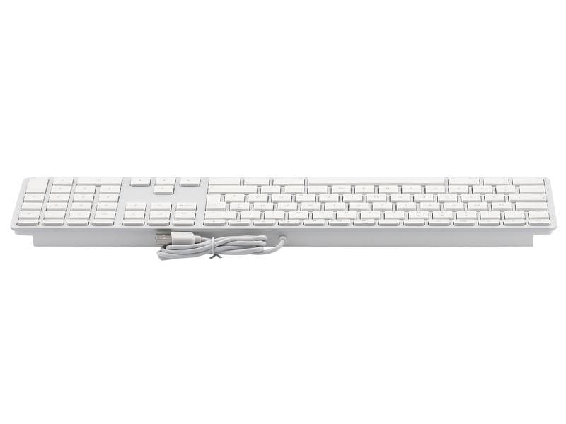 LMP Tastatur KB-1243 Weiss, DE-Layout mit Ziffernblock