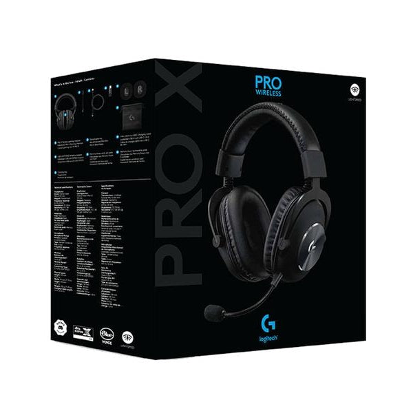 Logitech Headset G Pro X Wireless Lightspeed Gaming Schwarz