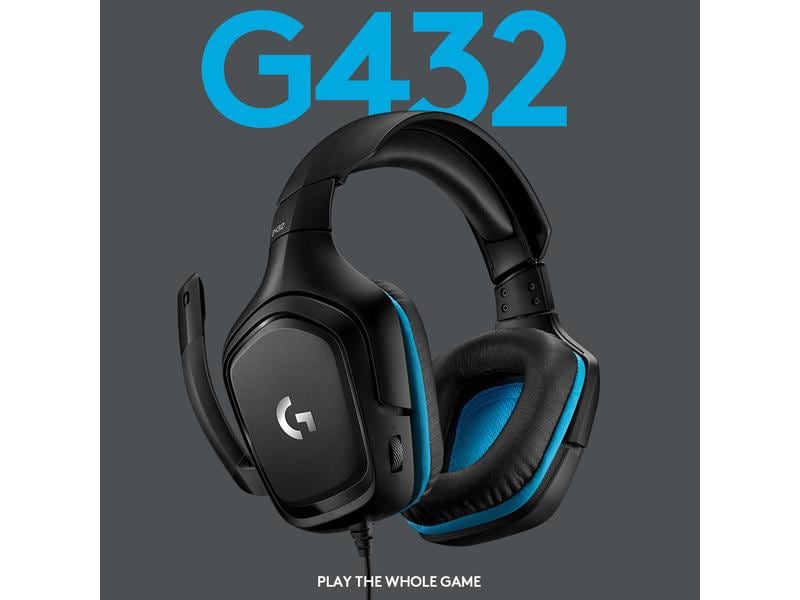 Logitech Headset G432 7.1 Surround Schwarz