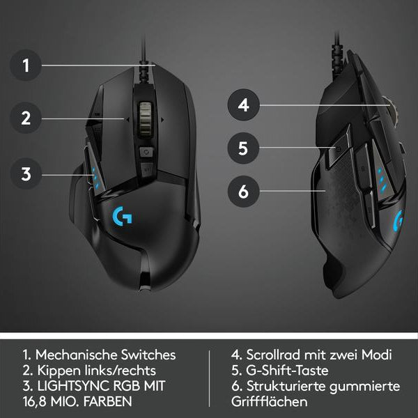 Logitech Gaming-Maus G502 HERO