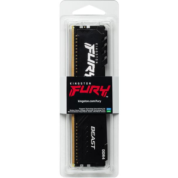 Kingston Fury Beast, DDR4, 16GB, 3200MHz - schwarz