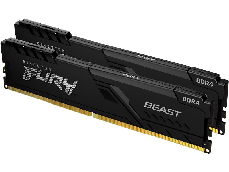 Kingston Fury Beast, DDR4, 64GB (2 x 32GB), 3200Hz - schwarz