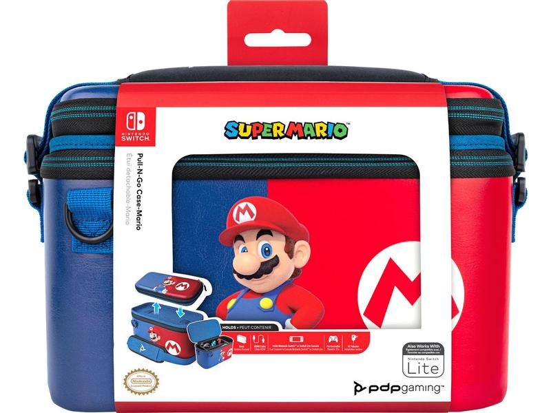 PDP Schutzetui Pull N Go Case Mario Edition