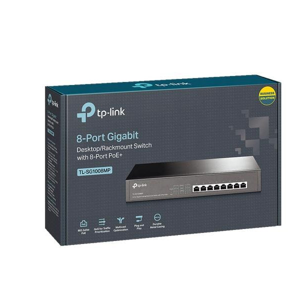 TP-Link PoE+ Switch TL-SG1008MP V2 8 Port