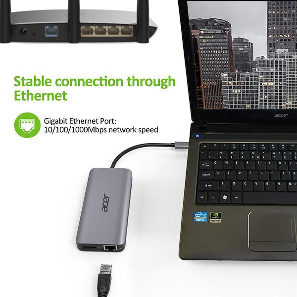 Acer Dockingstation USB-C 12-in-1 Dongle Mini