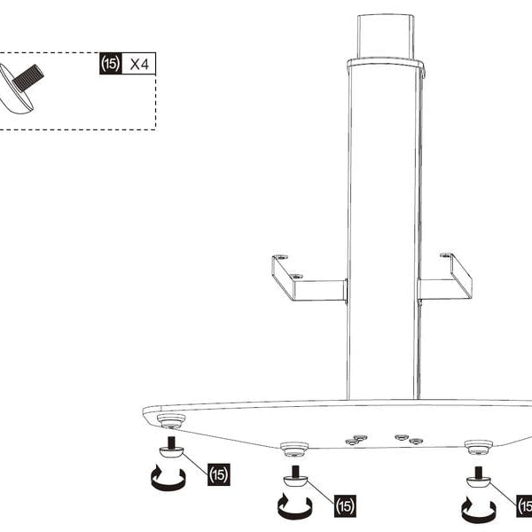 Audioraq TV-Trolley Home Schwarz