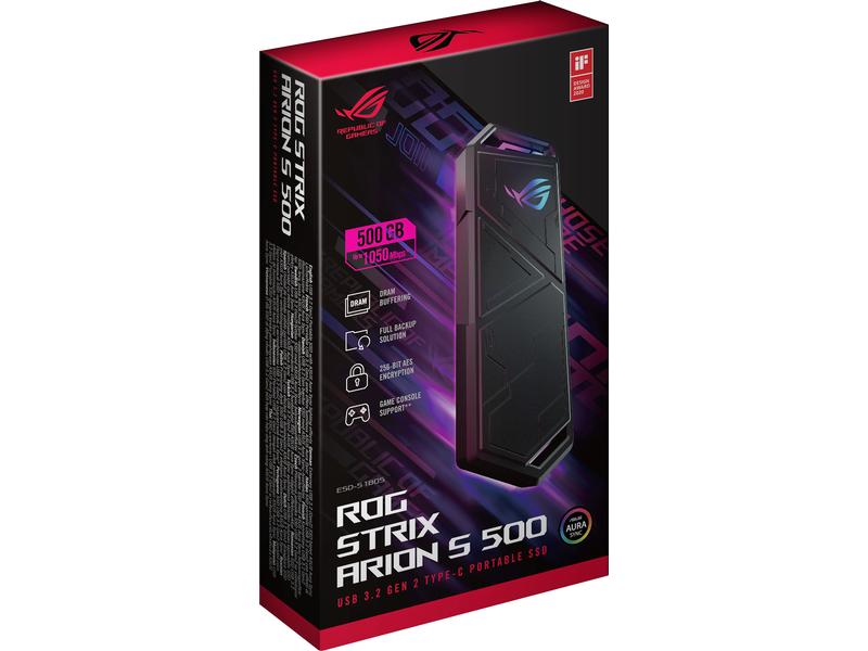 ASUS Externe SSD ROG Strix Arion S500 500 GB