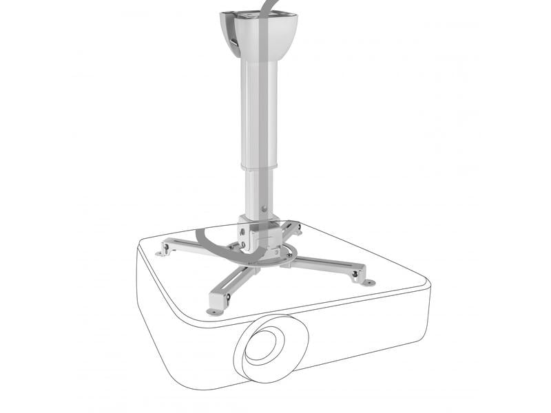 Celexon Deckenhalterung MultiCel 4060 Pro Weiss