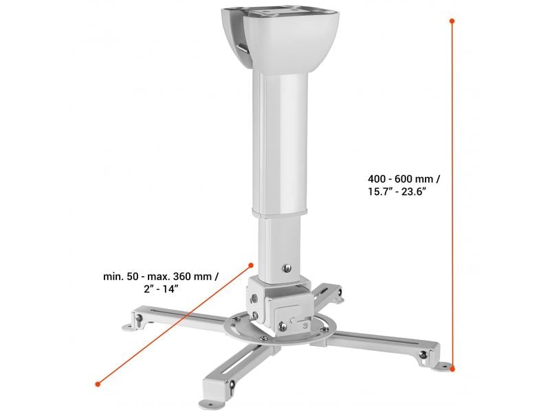 Celexon Deckenhalterung MultiCel 4060 Pro Weiss