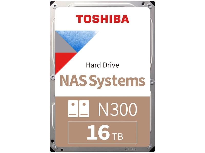 Toshiba N300 - 16TB - 3.5", SATA, 7.2k, 512MB