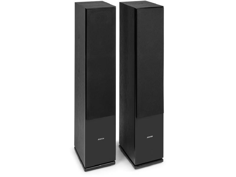 Fenton Standlautsprecher Paar SHF80B Schwarz