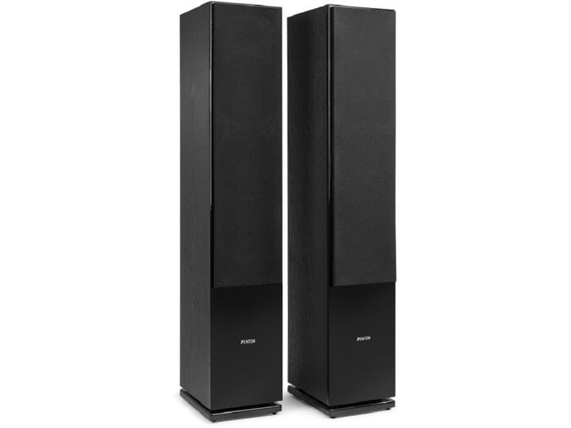 Fenton Standlautsprecher Paar SHF80B Schwarz