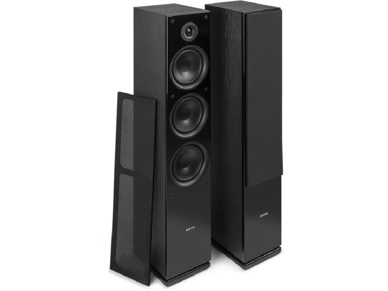 Fenton Standlautsprecher Paar SHF80B Schwarz