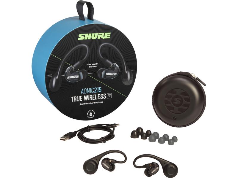 Shure Wireless In-Ear-Kopfhörer AONIC 215 GEN 2 Schwarz