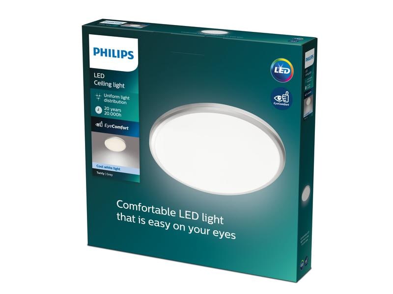 Philips Deckenleuchte Twirly 17 W, 4000 K, Weiss