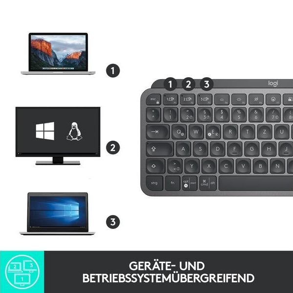Logitech MX Keys Mini - schwarz - Schweiz