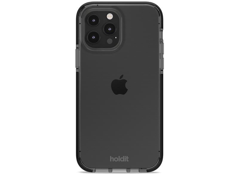 Holdit Back Cover Seethru iPhone 13 Pro Max Schwarz