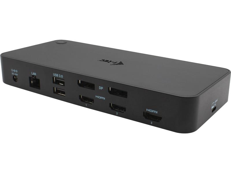 I-tec USB 3.0/USB-C/Thunderbolt Triple 4K Docking Station