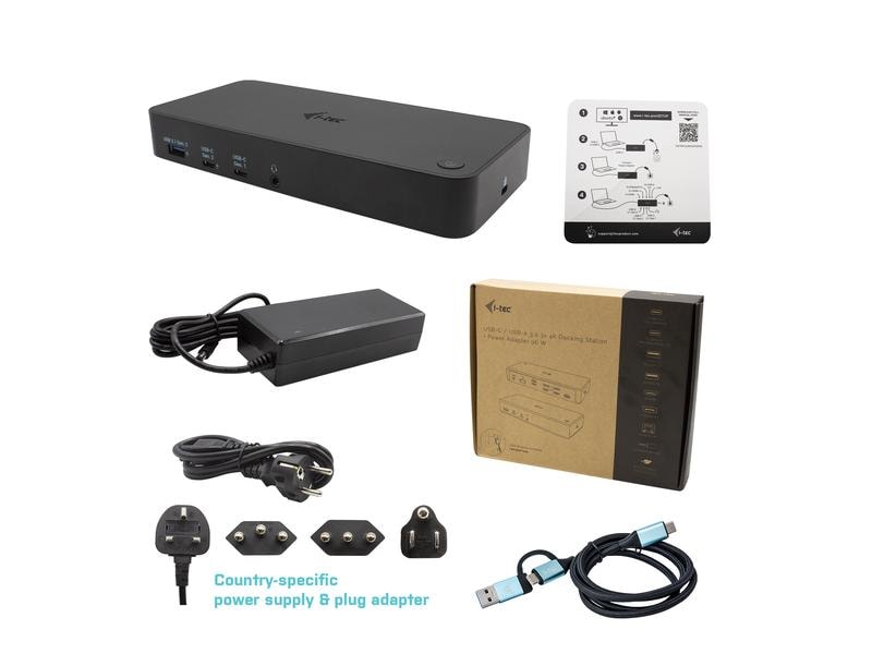 I-tec USB 3.0/USB-C/Thunderbolt Triple 4K Docking Station