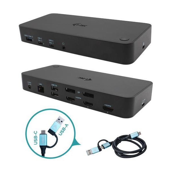 I-tec USB 3.0/USB-C/Thunderbolt Triple 4K Docking Station