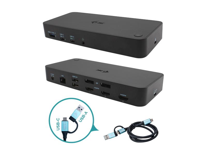 I-tec USB 3.0/USB-C/Thunderbolt Triple 4K Docking Station