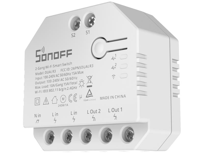 SONOFF WiFi-Rolladenaktor DUALR3 2-fach