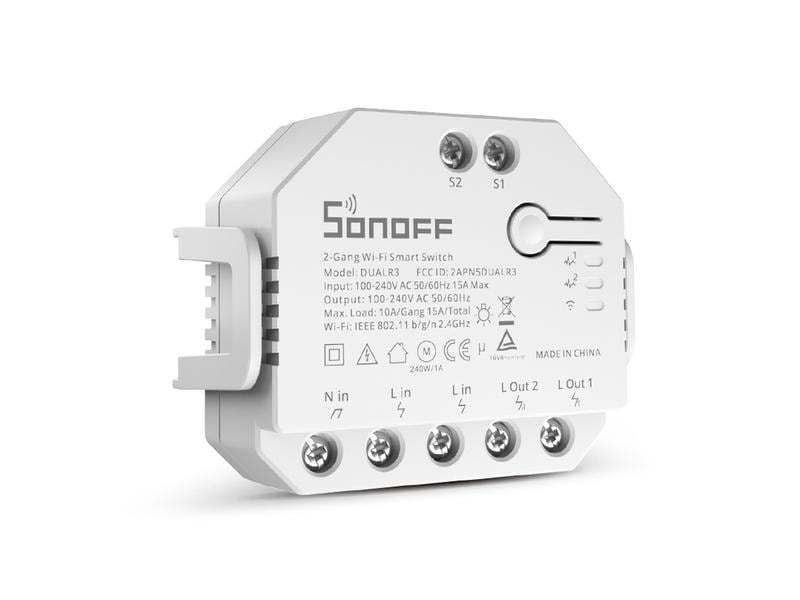 SONOFF WiFi-Rolladenaktor DUALR3 2-fach