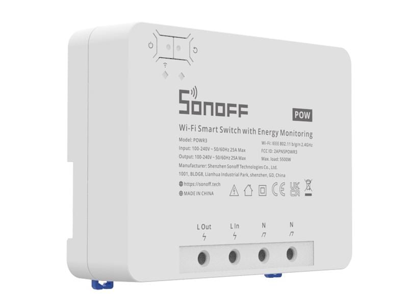 SONOFF WLAN-Schaltaktor POWR3 Power Monitoring 1-fach