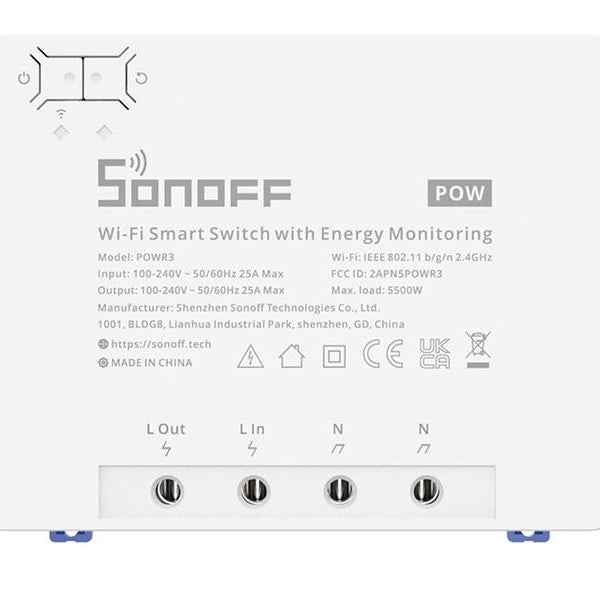 SONOFF WLAN-Schaltaktor POWR3 Power Monitoring 1-fach