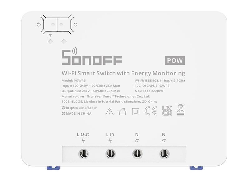 SONOFF WLAN-Schaltaktor POWR3 Power Monitoring 1-fach