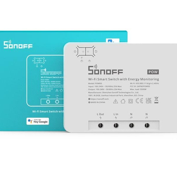 SONOFF WLAN-Schaltaktor POWR3 Power Monitoring 1-fach
