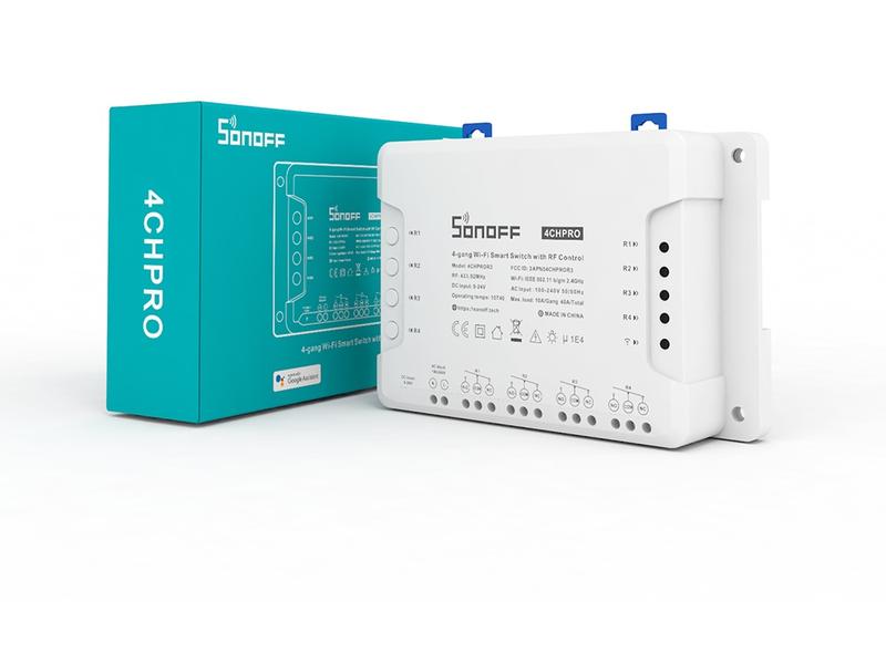 SONOFF WLAN-Schaltaktor 4CHPROR3 4-fach, WiFi-RF