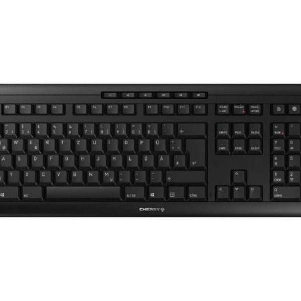 Cherry Funk-Tastatur Stream CH-Layout Schwarz