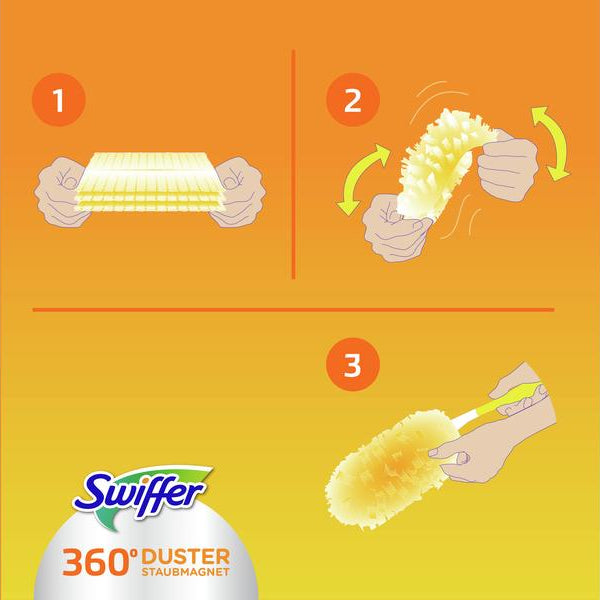 Swiffer Staubmagnet Nachfülltücher 360° 5 Stück